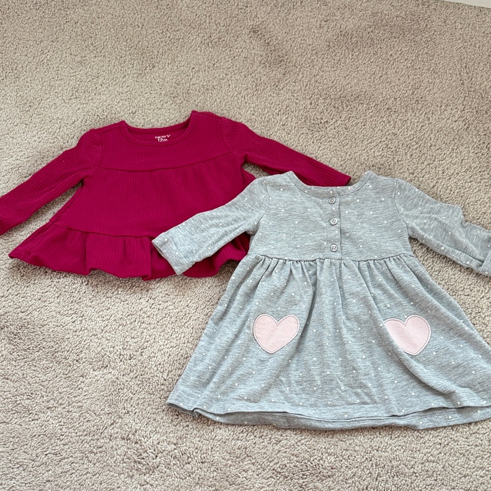 👶 Carter’s 2-Piece Bundle – Size 12M 👶